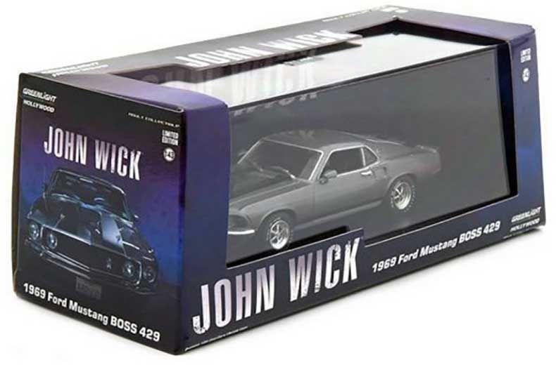 ミニカー JOHN WICK 1969 Ford Mustang BOOS 429 1969 Ford Mustang Boss 429 - John Wick - 1/64 - Greenlight | Frete